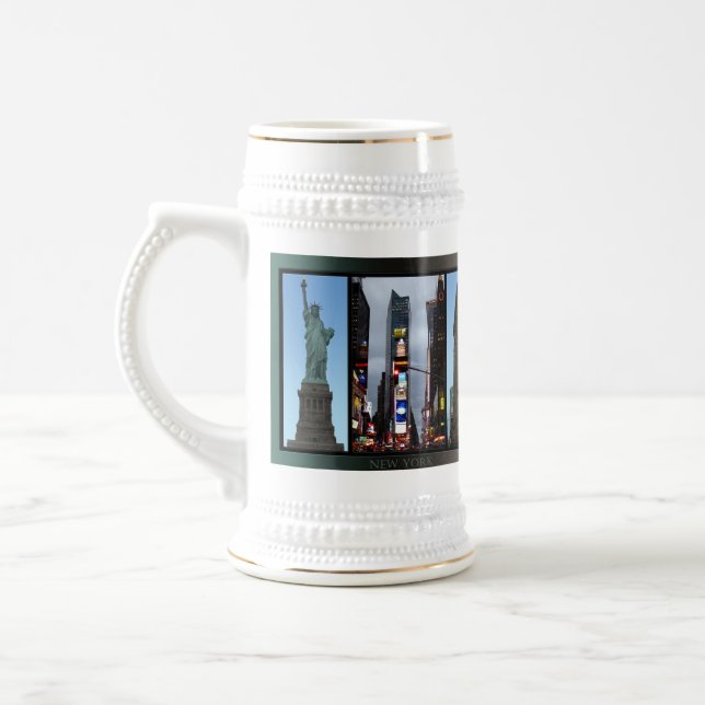 Caneca De Cerveja New York Beer Mug Nova Iorque Souvenir Mugs (Esquerda)