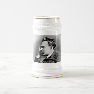 Caneca De Cerveja Nietzsche "Laugh" Wisdom Cote Oferece Camisetas e 