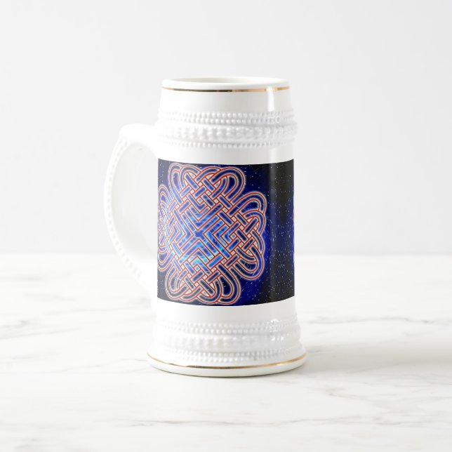 Caneca De Cerveja Nó Celta Galáctico do Amor (Frente Esquerda)