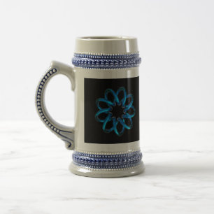 Caneca De Cerveja Nó do Toro Metálico Azul