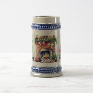 Caneca De Cerveja Nome personalizado de Natal
