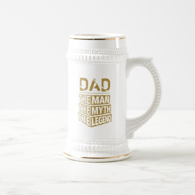 Caneca De Cerveja Nome Personalizado O Homem O Mito A Legenda (Direita)
