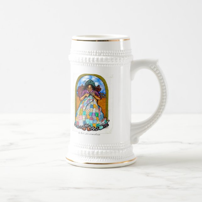 Caneca De Cerveja Nós amamo-lo avó (Direita)