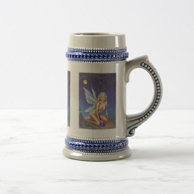 Caneca De Cerveja Noturno de três fadas (Direita)