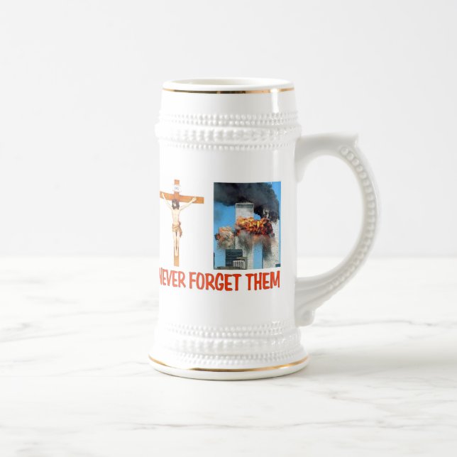 CANECA DE CERVEJA NUNCA OS ESQUEÇA (Direita)