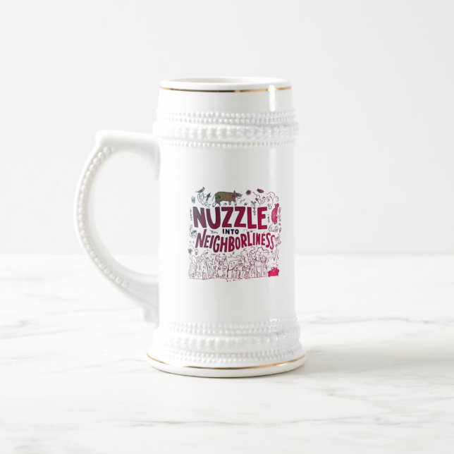 Caneca De Cerveja Nuzzle em Vizinhança (Esquerda)