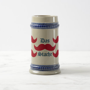 Caneca De Cerveja O bigode vermelho