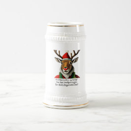 Caneca De Cerveja O brilho de Rudolph