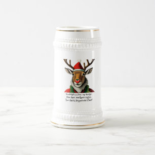 Caneca De Cerveja O brilho de Rudolph