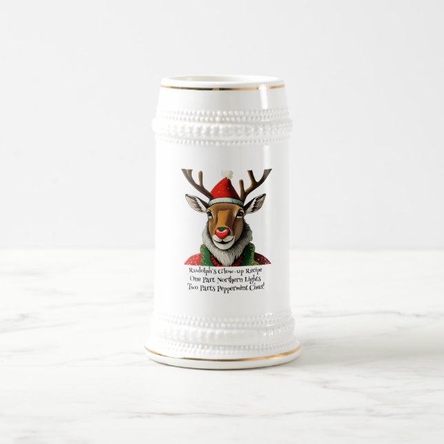 Caneca De Cerveja O brilho de Rudolph (Centro)