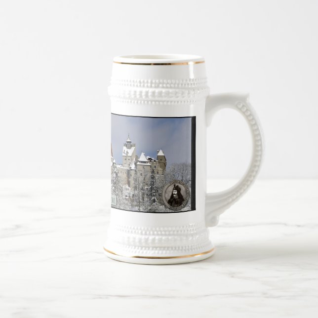 Caneca De Cerveja O castelo de Dracula no inverno (Direita)