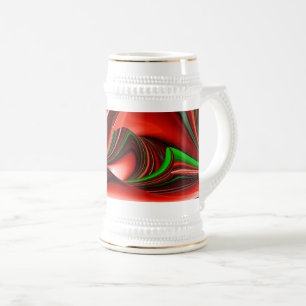 Caneca De Cerveja O espírito do amor e da esperança Abstrato 3D Rain