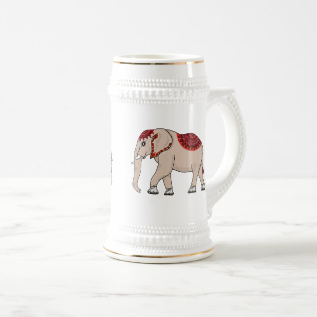 Caneca De Cerveja O estilo Mug Thai. (Frente Esquerda)