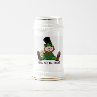 Caneca De Cerveja o irlandês, BEIJA-ME O IRLANDÊS IM