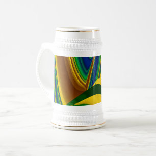 Caneca De Cerveja O Magia do Verão, Arte 3D Abstrata