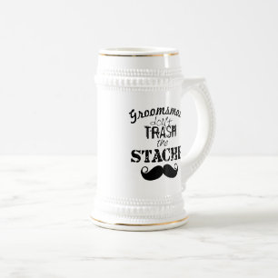 Caneca De Cerveja O padrão do bigode