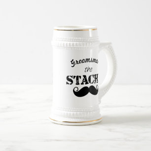 Caneca De Cerveja O padrão do bigode