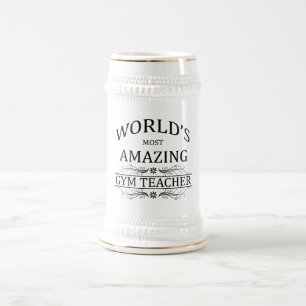 Caneca De Cerveja O professor de Gym o mais surpreendente do mundo
