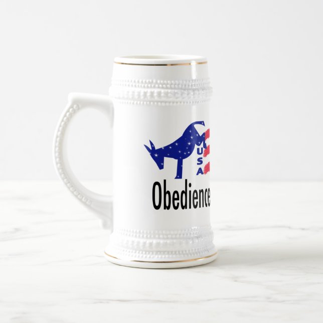 Caneca De Cerveja Obediência Patriotismo (Esquerda)