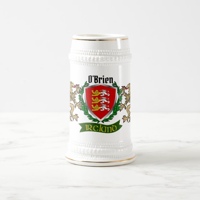 Caneca De Cerveja O'Brien/Brien Irish Shield (Centro)
