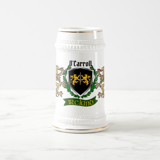 Caneca De Cerveja O'Carroll/Carroll Irish Shield (Centro)