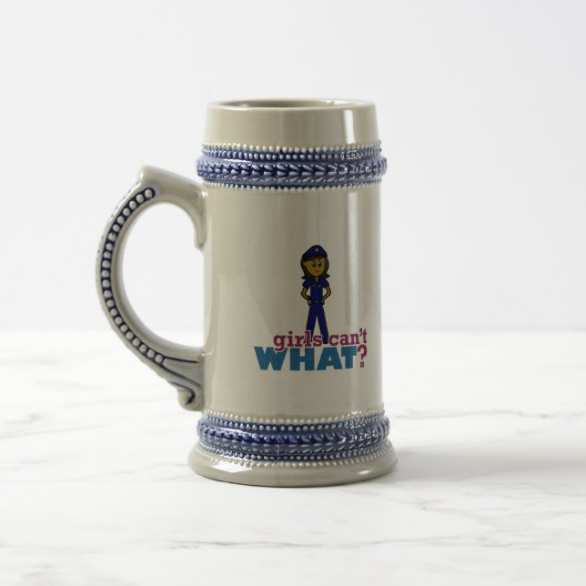 Caneca De Cerveja Oficial de Polícia de Mulheres (Esquerda)