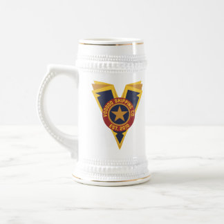 Caneca de cerveja oficial do logotipo