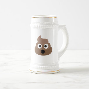 Caneca De Cerveja Oh Poo Emoji