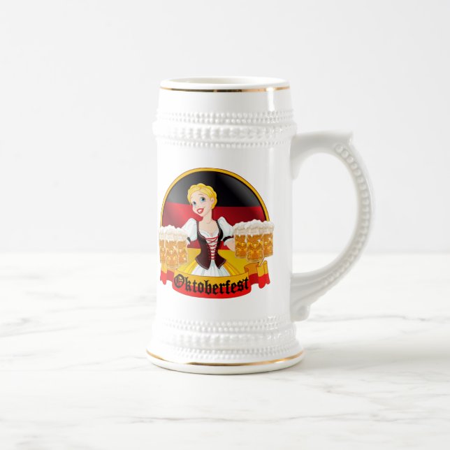 Caneca De Cerveja Oktoberfest Bar alemão Maid (Direita)