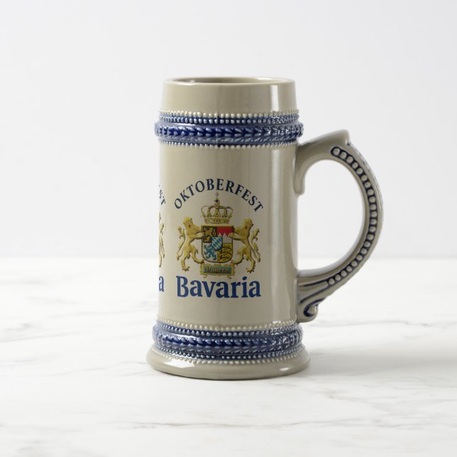 Caneca De Cerveja Oktoberfest Bavaria Crest (Direita)