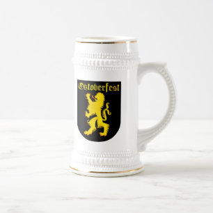 Caneca de cerveja Oktoberfest Leão Bávaro