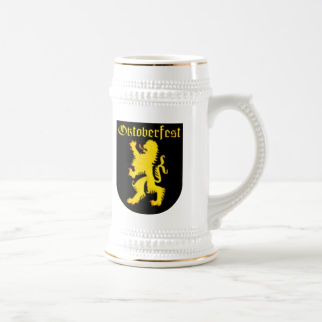 Caneca de cerveja Oktoberfest Leão Bávaro (Direita)
