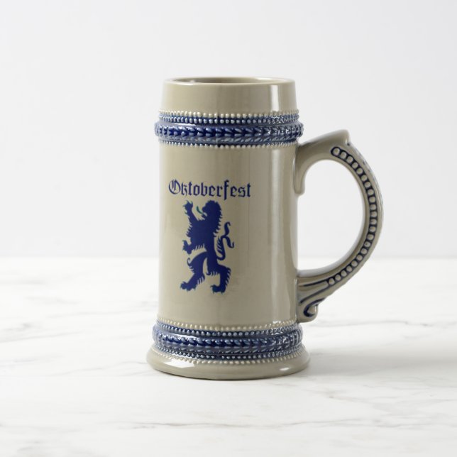 Caneca de cerveja Oktoberfest Leão Bávaro (Direita)