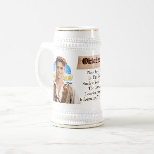Caneca De Cerveja Oktoberfest Rústico PERSONALIZADO de Hermann
