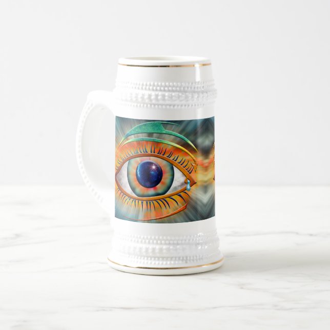 Caneca De Cerveja Olho de Odin (Frente Esquerda)
