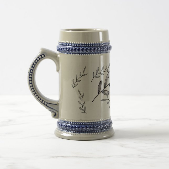 Caneca De Cerveja Olive leave mug (Esquerda)
