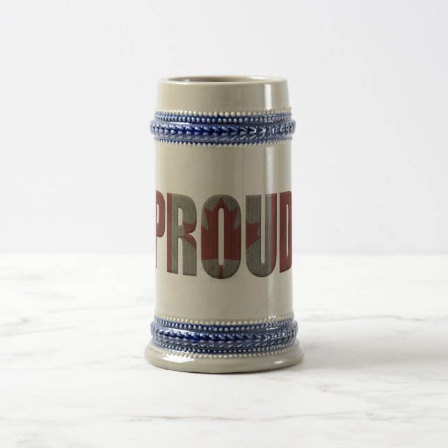 Caneca De Cerveja Orgulho canadense (Centro)