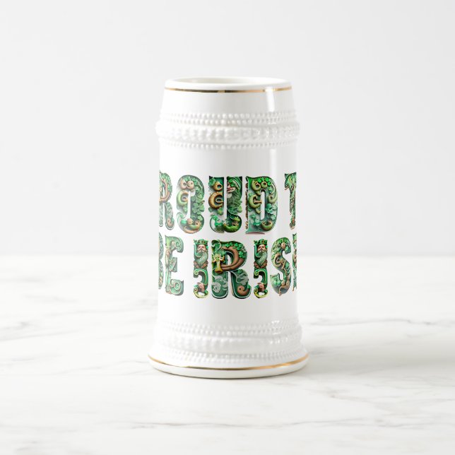 Caneca De Cerveja Orgulho De Ser Irlandês (Centro)