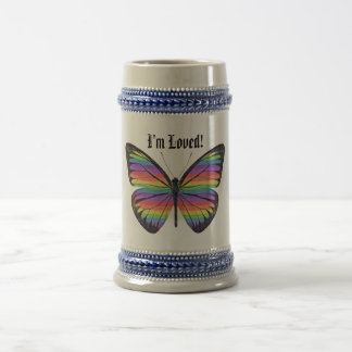 Caneca De Cerveja Orgulho Eu Sou Amado Borboleta -