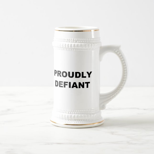 Caneca De Cerveja Orgulhosa desafiante (Direita)