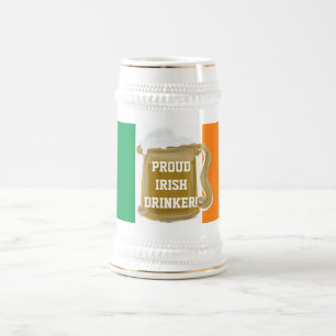 CANECA DE CERVEJA ORGULHOSO BEBÊ IRLANDÊS!