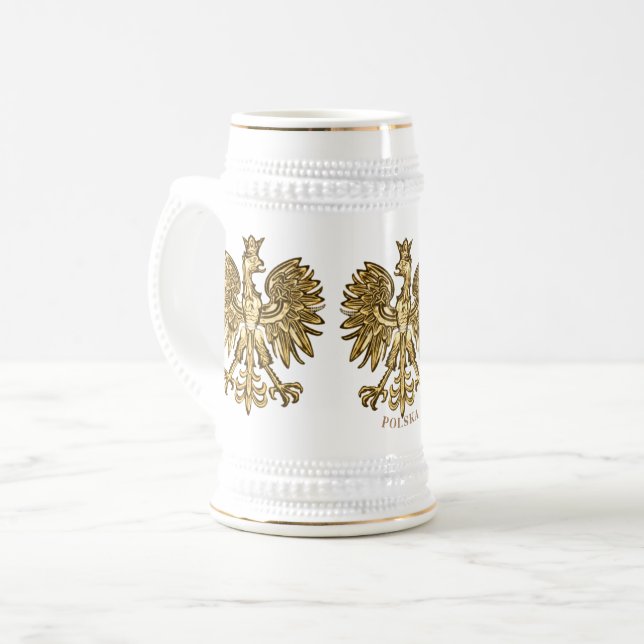 Caneca De Cerveja Ouro (Casaco de armas) (Frente Esquerda)