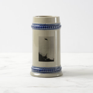 Caneca De Cerveja OVNI Alien Extraterrestre Aeronave Ultra Secreto