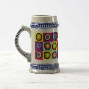 Caneca De Cerveja padrão de círculos