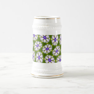 Caneca De Cerveja Padrão de Cornflorins Branco