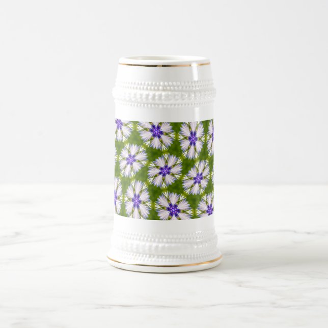 Caneca De Cerveja Padrão de Cornflorins Branco (Centro)