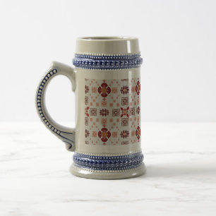 Caneca De Cerveja Padrão de Louça Cósmica Galáxia Dançante