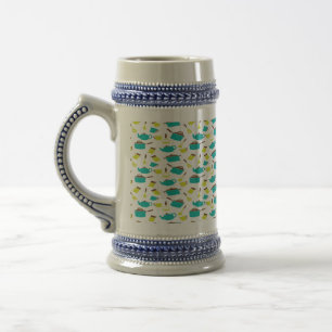 Caneca De Cerveja Padrão de Utensílios da cozinha