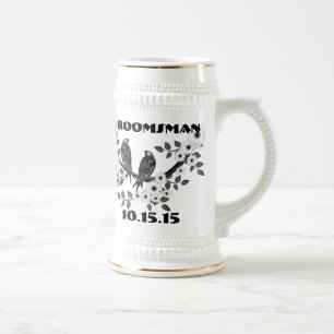 Caneca de cerveja padrinho de casamento - Aves Vin
