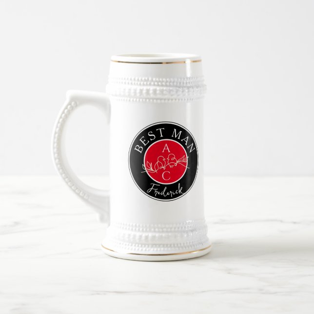 Caneca De Cerveja Padrinho Personalizado  (Esquerda)